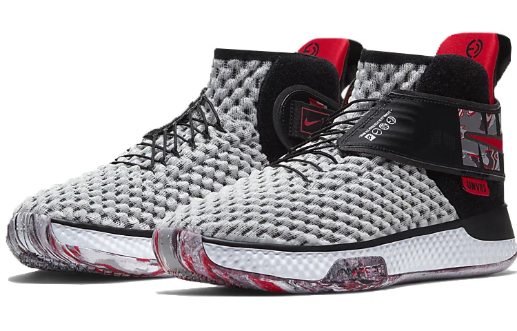 Кроссовки Nike UNVRS Air Zoom (серо-черные) — Серый / чёрный — фото 3