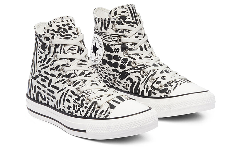 Кеды Converse Chuck Taylor All Star Hi (черно-белые) — фото 3