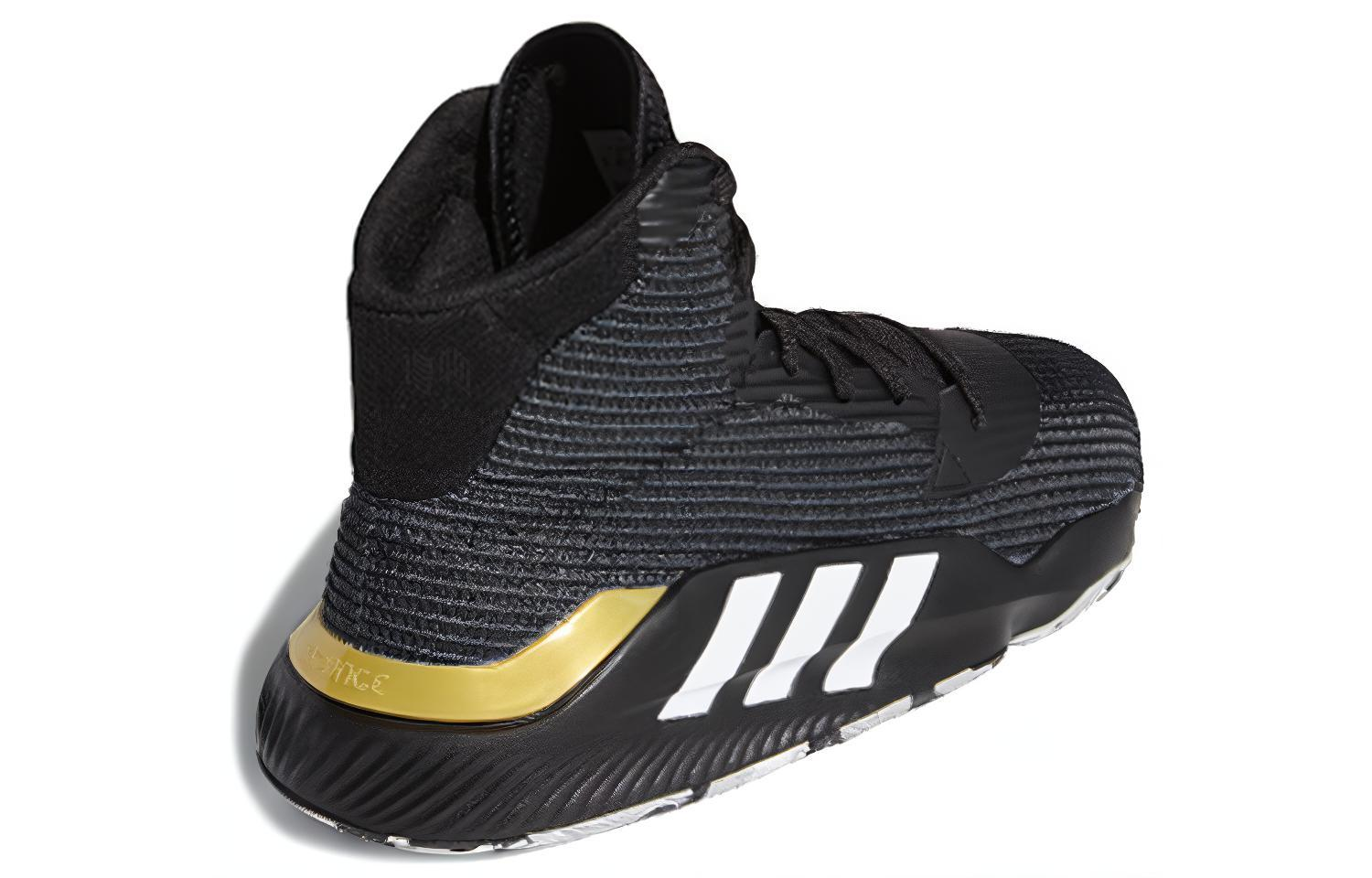 Мужские кроссовки adidas Pro Bounce Madness 2019 (черные) — фото 3