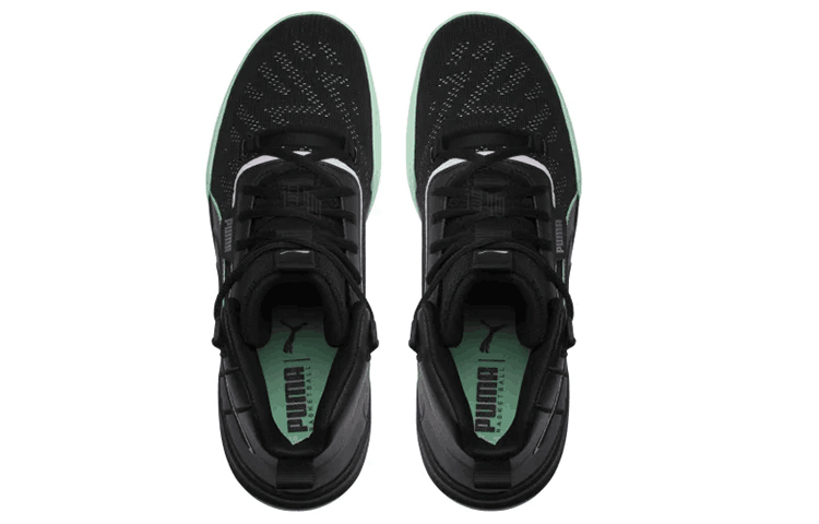 Мужские кроссовки PUMA Legacy (черно-зеленые) — фото 3