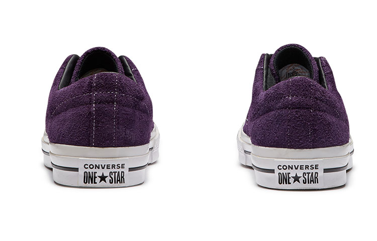 Кеды Converse One Star (бело-фиолетовые) — фото 5