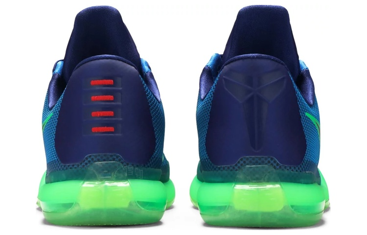 Мужские кроссовки Nike Kobe 10 (зеленые) — фото 4