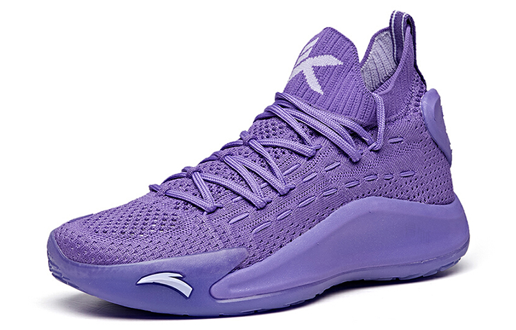 Женские кроссовки Anta KT5 Low For Girls (фиолетовые) — фото 2