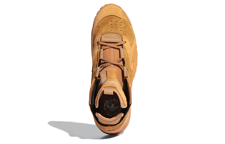Кроссовки adidas originals Streetball (коричнево-желтые) — фото 5
