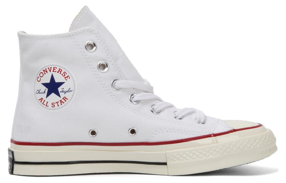 Кеды Converse 1970s Chuck Taylor All-Star 70s (белые) — Белый / красный — фото 2