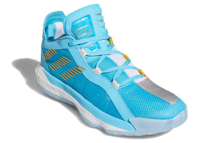 Мужские кроссовки adidas D lillard 6 “5 Generals” (синий) — фото 3