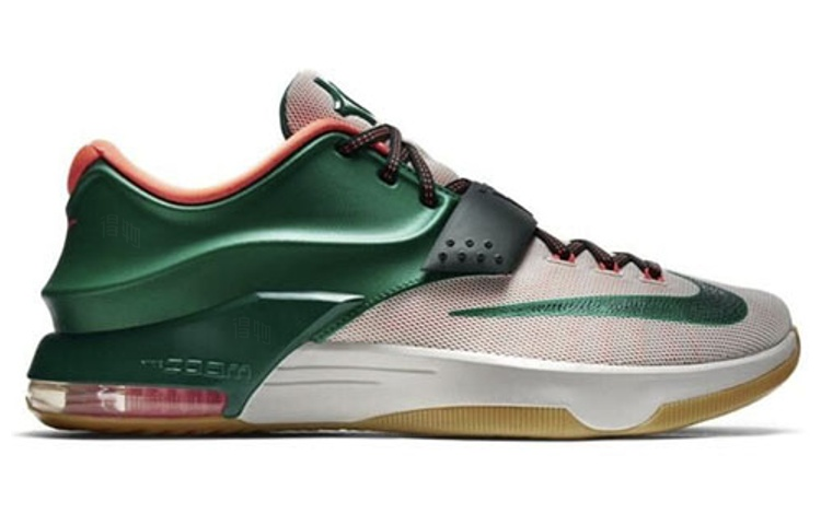 Мужские кроссовки Nike KD 7 Easy Money (зеленые) — фото 2