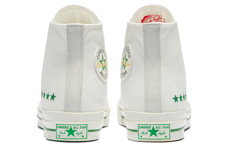 Кеды Converse Chuck Taylor All Star (бело-зеленые) — фото 5