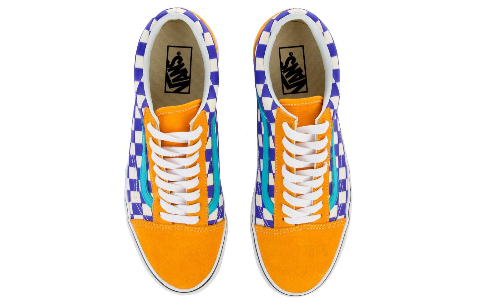 Кеды Vans Old Skool Thermochrome (желтые в шахматную клетку) — фото 4