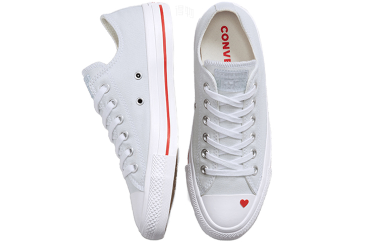 Женские кеды Converse Love Fearlessly Chuck Taylor All Star (серые) — фото 4