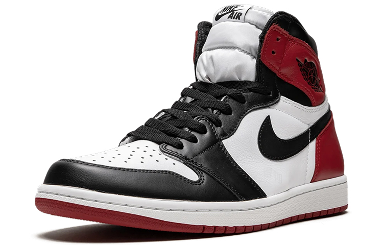Мужские кроссовки Jordan Air Jordan 1 Retro High OG "Black Toe" 2016 (черно-бело-красный) — Белый / красный / чёрный — фото 2