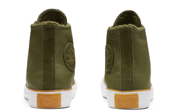 Кеды Converse Chuck Taylor All Star (зелено-белые) — Зелёный / белый — фото 5