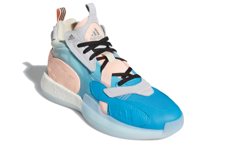 Мужские кроссовки adidas ZoneBoost (голубые) — фото 3