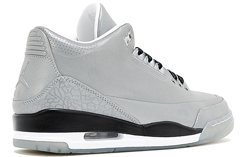 Мужские кроссовки Jordan Air Jordan 3 Retro 5Lab3 Silver (серебряные) — фото 3