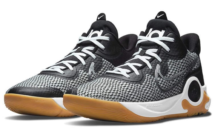 Мужские кроссовки Nike KD Trey 5 IX ep (черный / серый) — Чёрный / серый — фото 3
