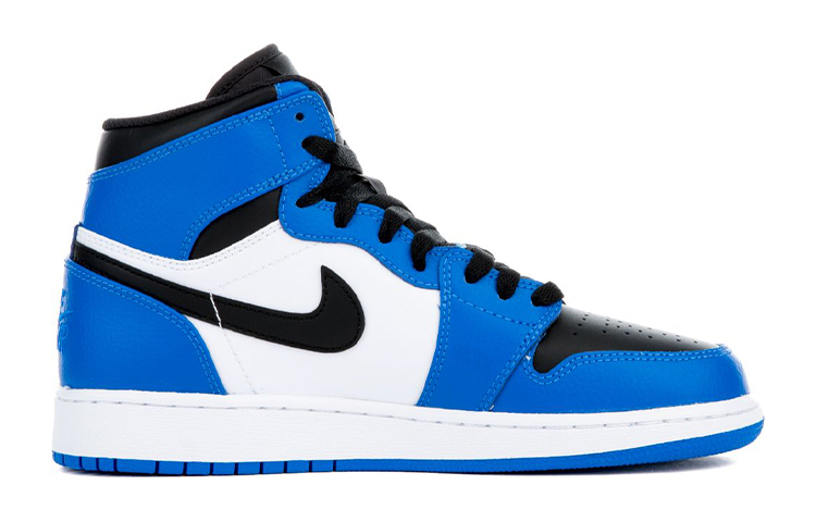 Женские кроссовки Jordan Air Jordan 1 Retro High OG (сине-белые) — фото 2