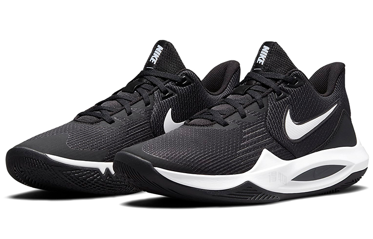 Кроссовки Nike Precision 5 (черно-белый) — Чёрный / белый — фото 3