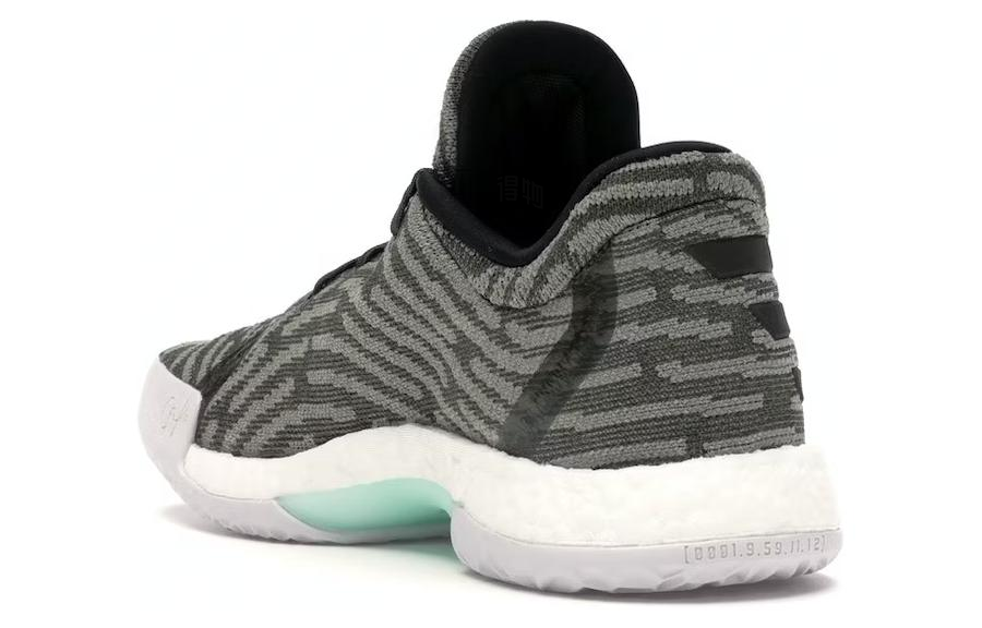 Мужские кроссовки adidas Harden LS Olive (серые) — фото 4