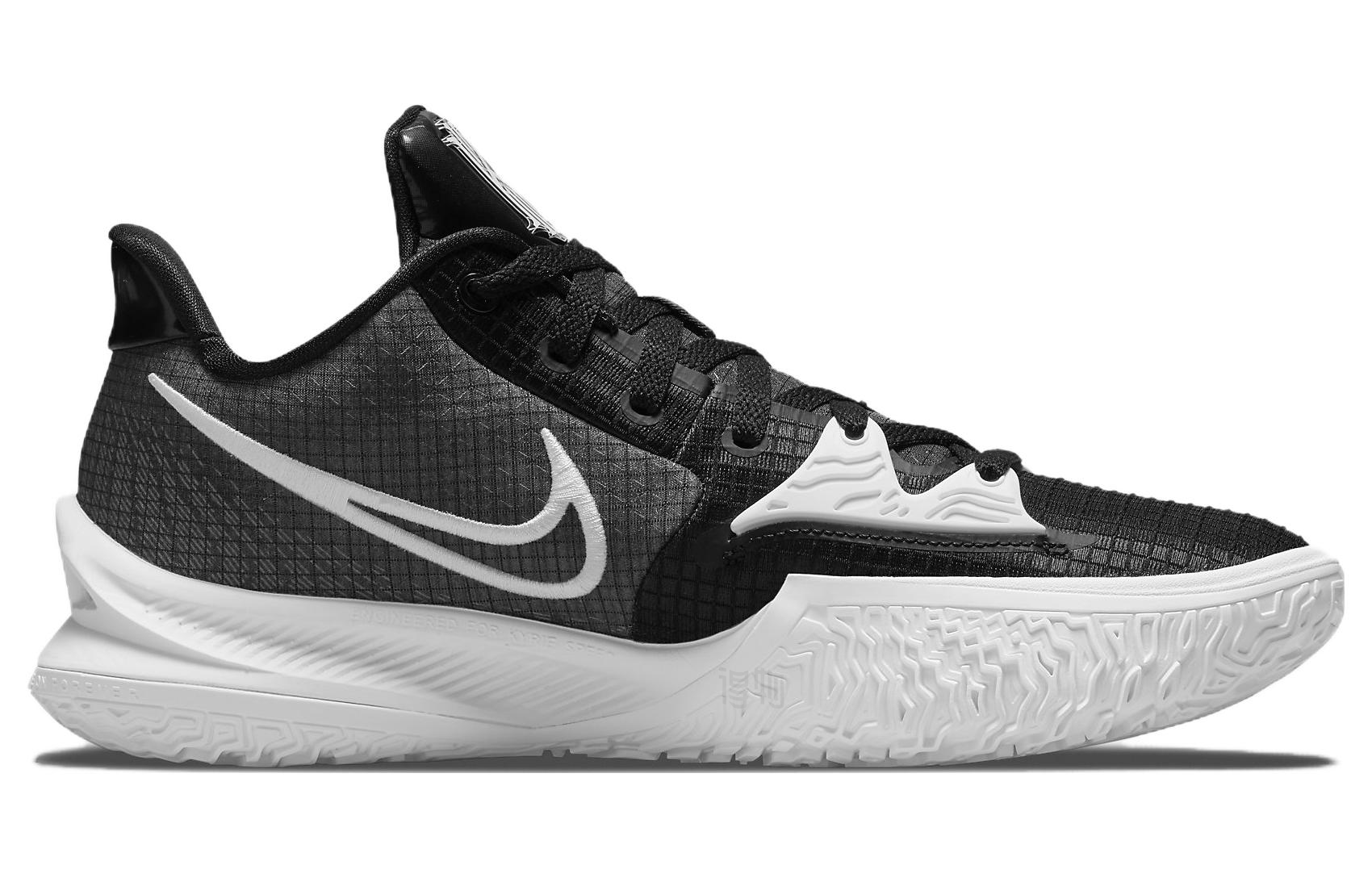 Кеды Nike Kyrie Low 4 TB "Black White" TPU (черная) — фото 2