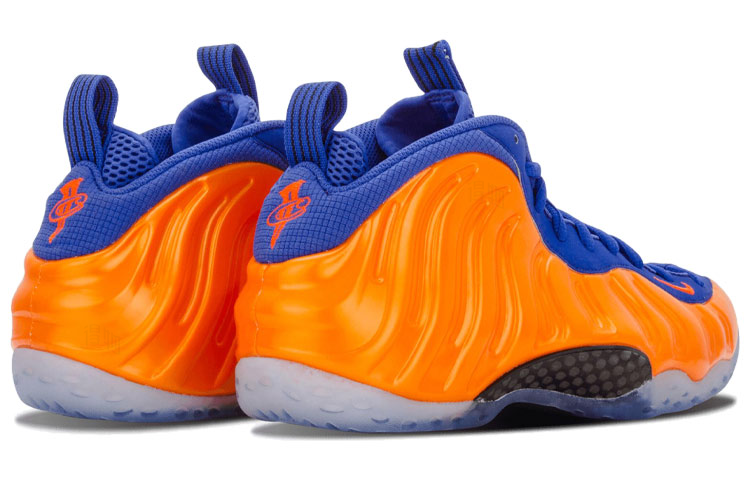 Мужские кроссовки Nike Foamposite One OG (сине-оранжевые) — 腥红/宝蓝 — фото 3