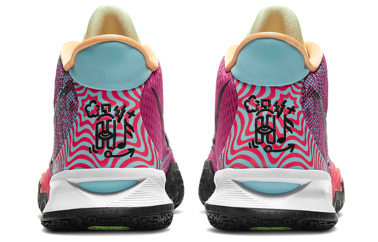 Кроссовки Nike Kyrie 7 Creator (фиолетово-красные) — Фиолетовый / красный — фото 5