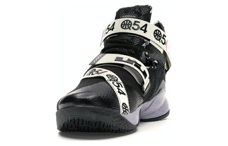 Мужские кроссовки Nike zoom soldier 9 LMTD Quai 54 (черные) — фото 3