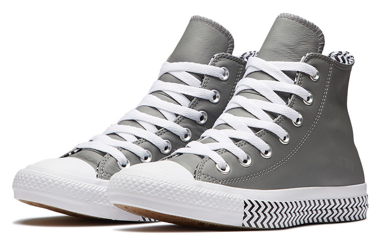 Женские кеды Converse Chuck Taylor All Star (серо-белые) — фото 2