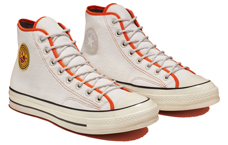 Кеды Converse Chuck 70 East Village Explorer Chuck 70 (бело-оранжевые) — фото 3