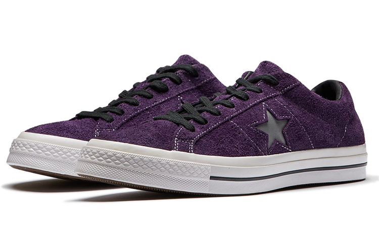 Кеды Converse One Star (бело-фиолетовые) — фото 3