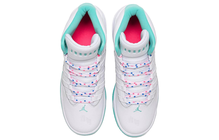 Женские кроссовки Jordan Max Aura 1 (бело-синие) — Синийбелый — фото 3