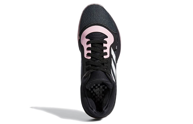 Мужские кроссовки adidas Marquee Boost Low (черно-бело-розовые) — фото 5