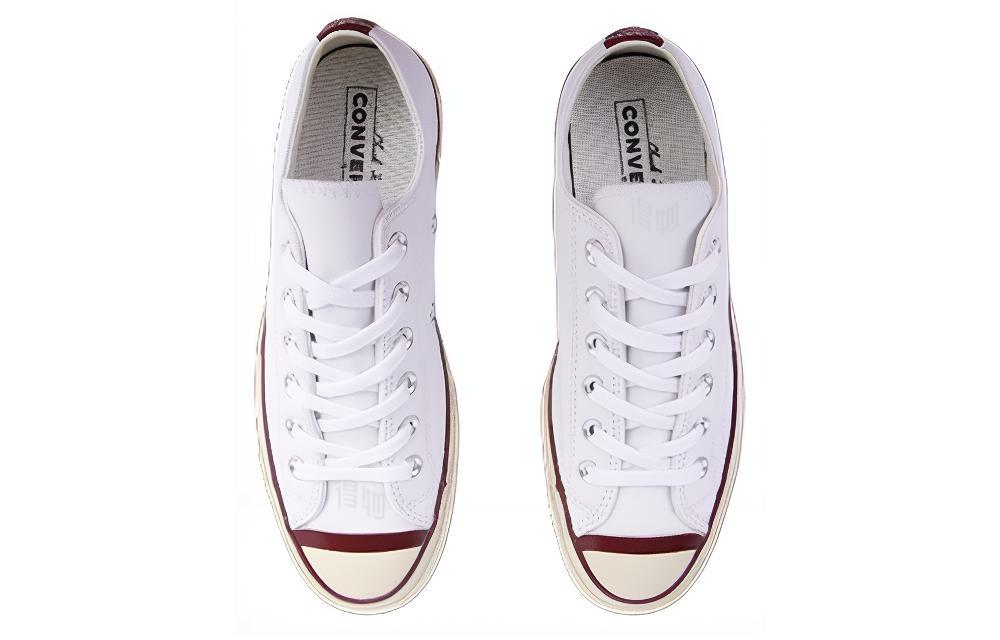 Кеды Converse Chuck 70 Retro Letterman Low Top (белые) — Белый — фото 3