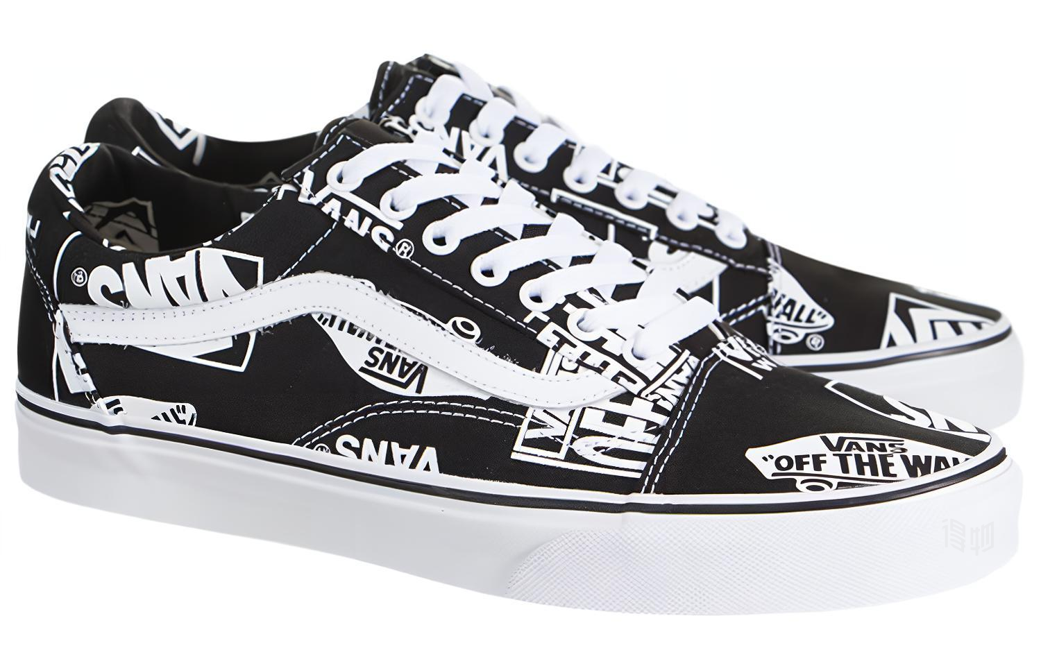 Кеды Vans Old Skool (черно-белые) — фото 3