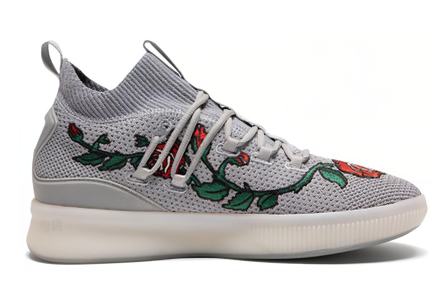 Мужские кроссовки PUMA Clyde Court Roses (серо-синие) — фото 2