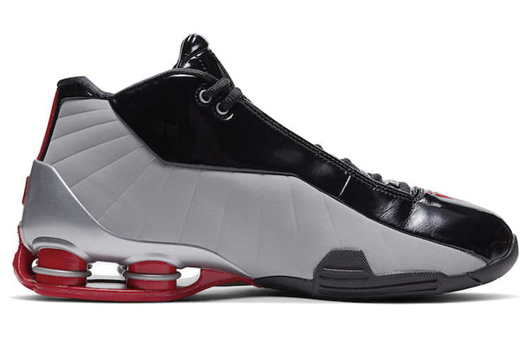 Кроссовки Nike Shox BB4 (черно-серые) — Чёрныйсерый — фото 2
