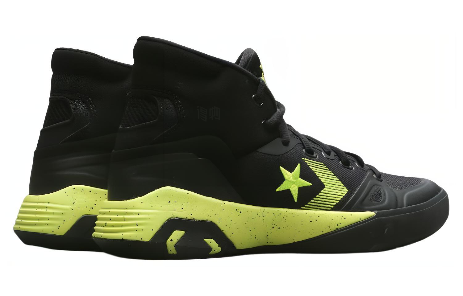 Кроссовки Converse G4 Unisex High Top (черно-фиолетовые) — Чёрный / фиолетовый — фото 4