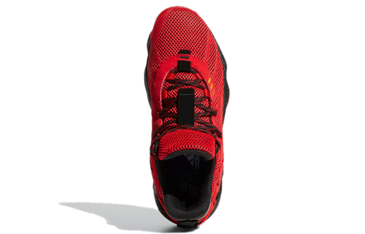 Мужские кроссовки adidas D lillard 7 Dame 7 GCA "CNY" (красно-черно-желтые) — Красный / чёрный / жёлтый — фото 5