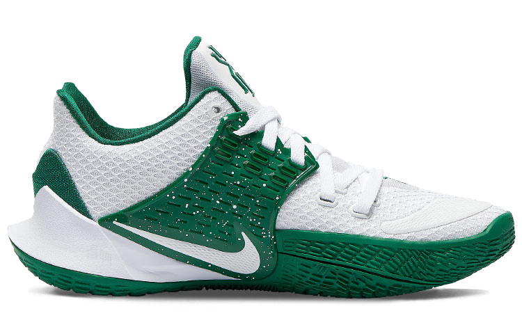 Кроссовки Nike Kyrie Low 2 TB (бело-зеленые) — фото 2