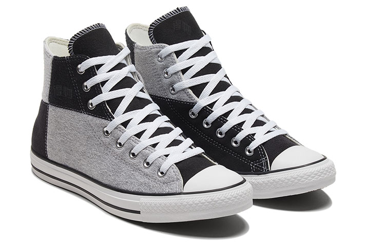 Кеды Converse Chuck Taylor All Star (серый / черный) — Серый / чёрный — фото 3