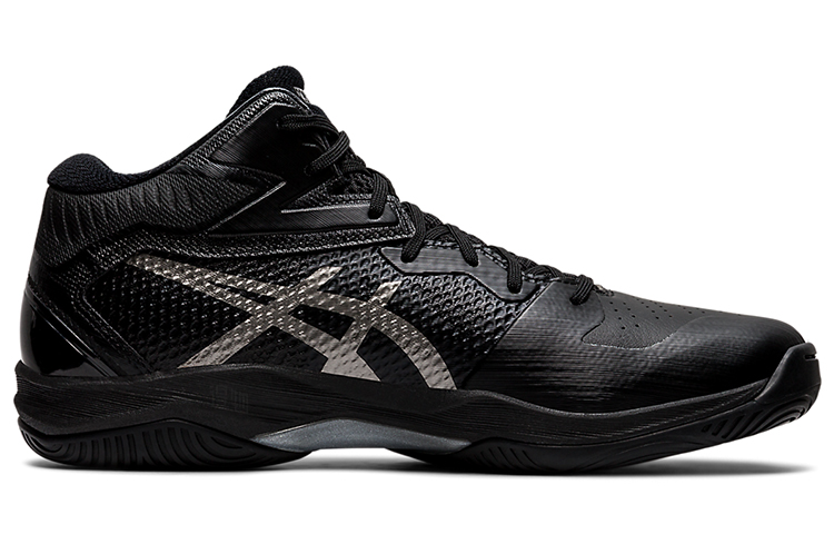 Мужские кроссовки ASICS Gel-Hoop V12 (угольно-черные) — 碳黑 — фото 2