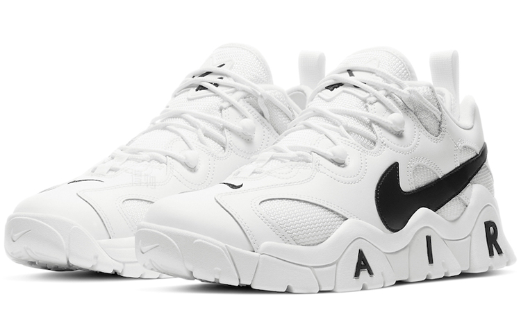 Кроссовки Nike Air Barrage Low (черно-белые) — фото 3