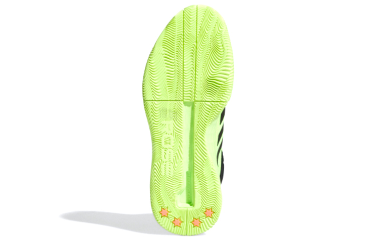 Мужские кроссовки adidas D rose 11 (зелено-черные) — фото 6