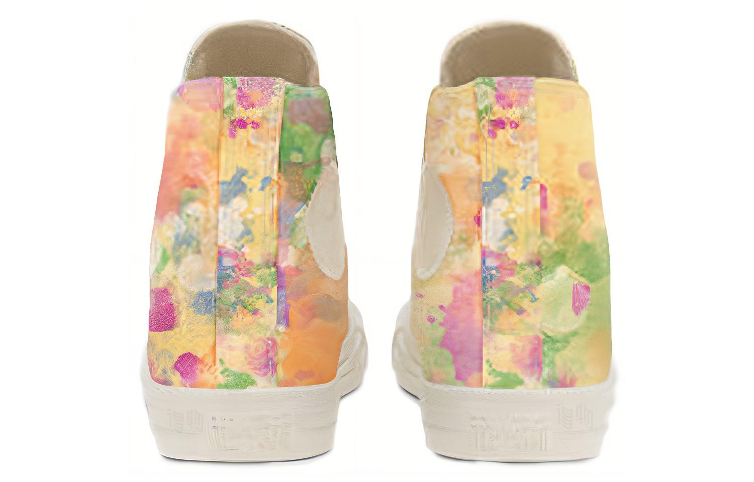 Кеды Converse Chuck Taylor All Star Twisted Tie-Dye (желто-фиолетовые) — фото 3