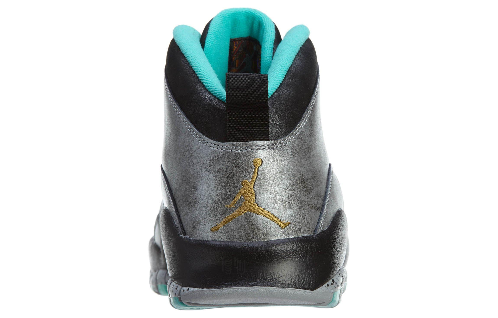 Мужские кроссовки Jordan Air Jordan 10 Retro Lady of Liberty (серо-черные) — фото 4