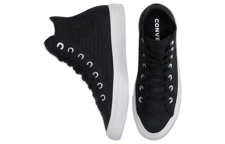 Женские кеды Converse Chuck Taylor All Star (черные) — Чёрный — фото 4
