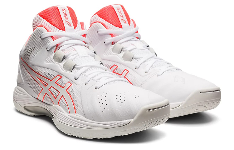Мужские кроссовки ASICS Gel-Hoop V13 (бело-красный) — фото 3