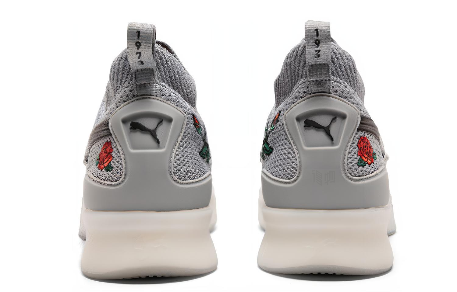 Мужские кроссовки PUMA Clyde Court Roses (серо-синие) — фото 4