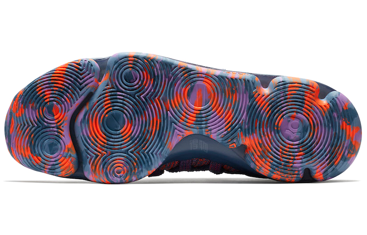 Мужские кроссовки Nike KD 10 All-Star OG 2018 (серый / розовый) — фото 6