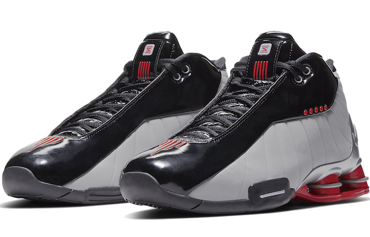 Кроссовки Nike Shox BB4 (черно-серые) — Чёрныйсерый — фото 3