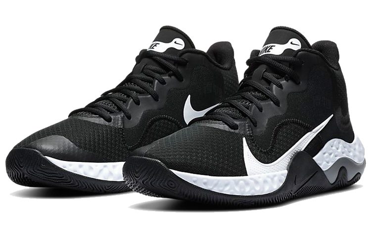 Мужские кроссовки Nike Renew Elevate (черно-белые) — Чёрныйбелый — фото 3
